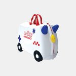 Trunki troler pentru copii ambulanța Abbie