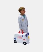 Trunki troler pentru copii ambulanța Abbie - imagine 3