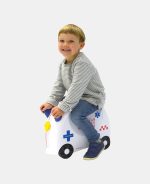 Trunki troler pentru copii ambulanța Abbie - imagine 5