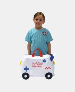 Trunki troler pentru copii ambulanța Abbie - imagine 9