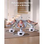 Balansoar electric Momcozy CocoSway cu mișcare 3D - imagine 6