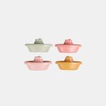 Set de jucării pentru baie - 4 bărcuțe Little Dutch Pink