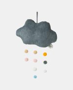 Picca LouLou Jucărie textilă 34cm Norișor decorativ cu pompoane - imagine 2