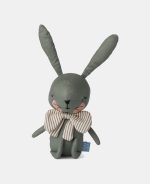 Picca LouLou Jucărie textilă Iepuraș verde 18cm în cutie cadou - imagine 2