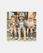 Picca LouLou Jucărie textilă Iepuraș verde 18cm în cutie cadou - imagine 7