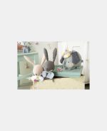 Picca LouLou Jucărie textilă Iepuraș verde 18cm în cutie cadou - imagine 9