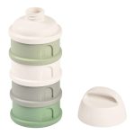 Recipient lapte praf 4 compartimente Beaba Sage Green - imagine 2