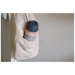 Recipient lapte praf 4 compartimente Beaba Mineral Grey/Pink - imagine 4