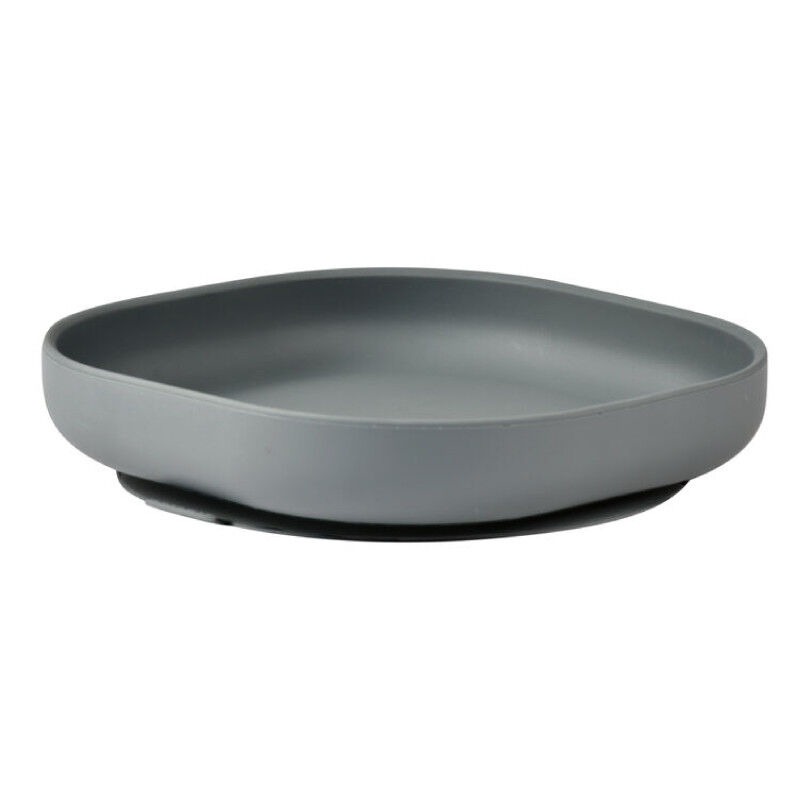 3384349135508.jpg Farfurie silicon cu ventuză Beaba Mineral Grey - imagine 1