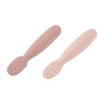 Set 2 linguri silicon Beaba Cotton Candy/Sorbet