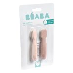 Set 2 linguri silicon Beaba Cotton Candy/Sorbet - imagine 3