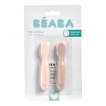Set 2 linguri silicon Beaba Cotton Candy/Sorbet - imagine 4