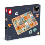 PUZZLE ALFABETIC DIN LEMN - JANOD - imagine 9