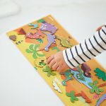 SET PLANSA CU PIESE MAGNETICE - DINOZAURI - JANOD - imagine 2