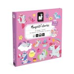 SET PLANSA CU PIESE MAGNETICE - UNICORNI - JANOD