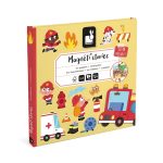 SET PLANSA CU PIESE MAGNETICE - POMPIERI - JANOD