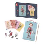 PLANSA MAGNETICA - CORPUL UMAN IN 12 LIMBI, 76 MAGNETI - JANOD - imagine 8