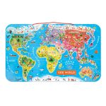 PUZZLE CU MAGNET - OCOLUL PAMANTULUI 92 MAGNETI - JANOD - imagine 2