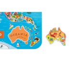 PUZZLE CU MAGNET - OCOLUL PAMANTULUI 92 MAGNETI - JANOD - imagine 3
