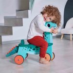 BICICLETA CU 4 ROTI, DINOZAUR - JANOD - imagine 2