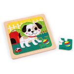 PUZZLE DIN LEMN 9 PIESE - CATELUS - JANOD - imagine 3