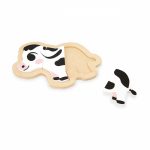 PUZZLE PROGRESIV DIN LEMN - ANIMALE DE LA FERMA - JANOD - imagine 5
