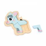 PUZZLE PROGRESIV DIN LEMN - ANIMALE DE LA FERMA - JANOD - imagine 7
