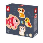 PUZZLE PROGRESIV DIN LEMN - ANIMALE DE COMPANIE - JANOD - imagine 9