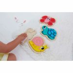 PUZZLE PROGRESIV DIN LEMN - ANIMALE DIN GRADINA - JANOD - imagine 2
