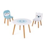 SET MASA CU DOUA SCAUNE - ANIMALE POLARE - JANOD