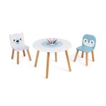 SET MASA CU DOUA SCAUNE - ANIMALE POLARE - JANOD - imagine 5