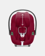 Scoică Auto pentru Copii Aton B2 i-Size Comfort Dynamic Red Cybex Silver - imagine 7