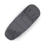 Platinum Manșon pentru picioare SIMPLY FLOWERS GREY | dark grey - imagine 2