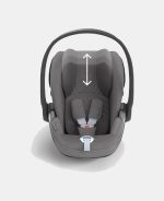 Scoică Auto pentru Copii Cloud T i-Size Plus Leaf Green Cybex Platinum - imagine 17
