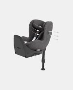 Scaun Auto pentru Copii Sirona T i-Size Plus Sephia Black Cybex Platinum - imagine 11