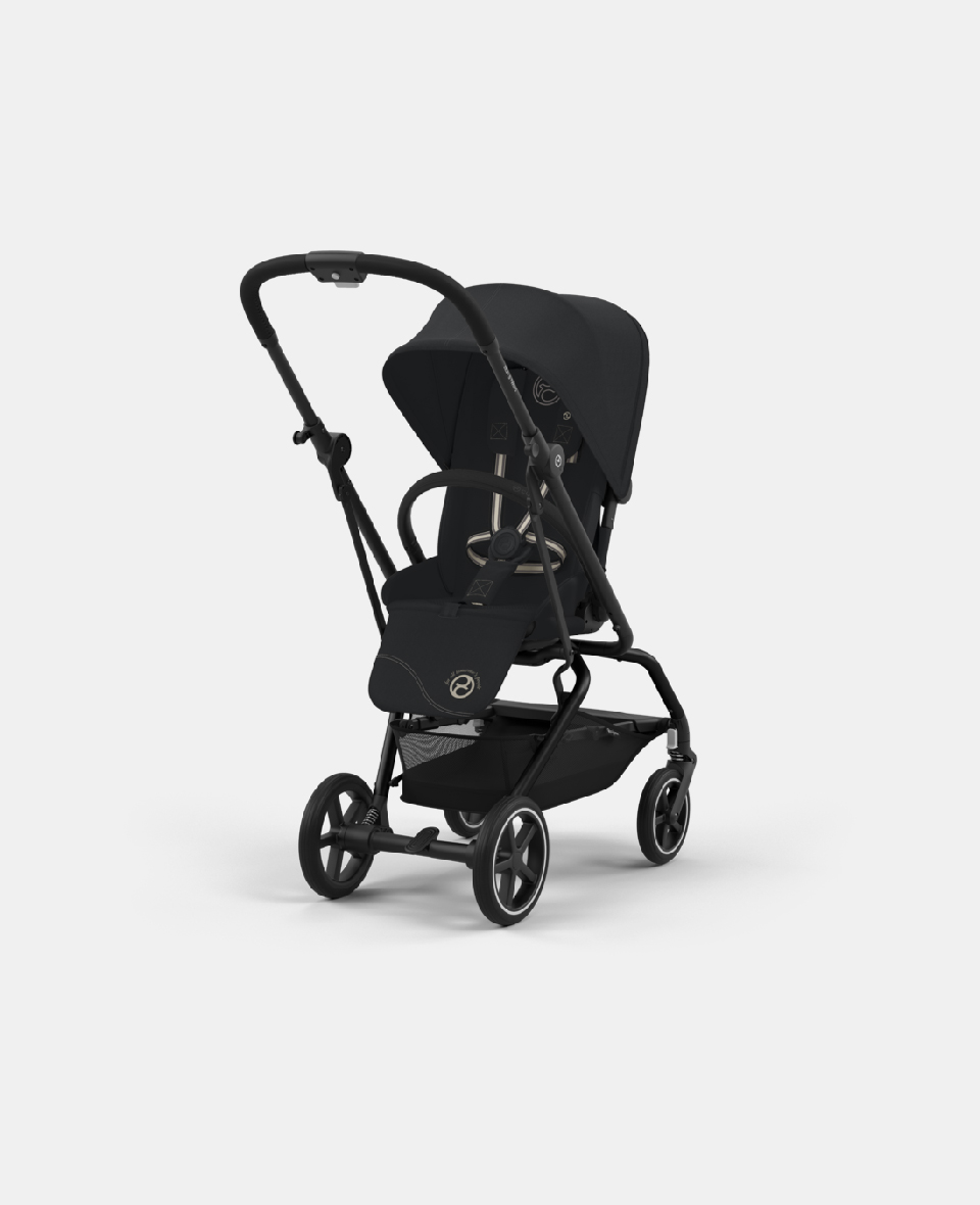 4063846450220.jpg Cărucior Eezy S Twist+2 cadru Negru și Pachet Magic Black/2024 Cybex Gold - imagine 1