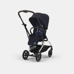 Cărucior Eezy S Twist+2 Cadru Argintiu și Pachet Dark Blue/2024 Cybex Gold
