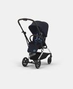 Cărucior Eezy S Twist+2 Cadru Argintiu și Pachet Dark Blue/2024 Cybex Gold