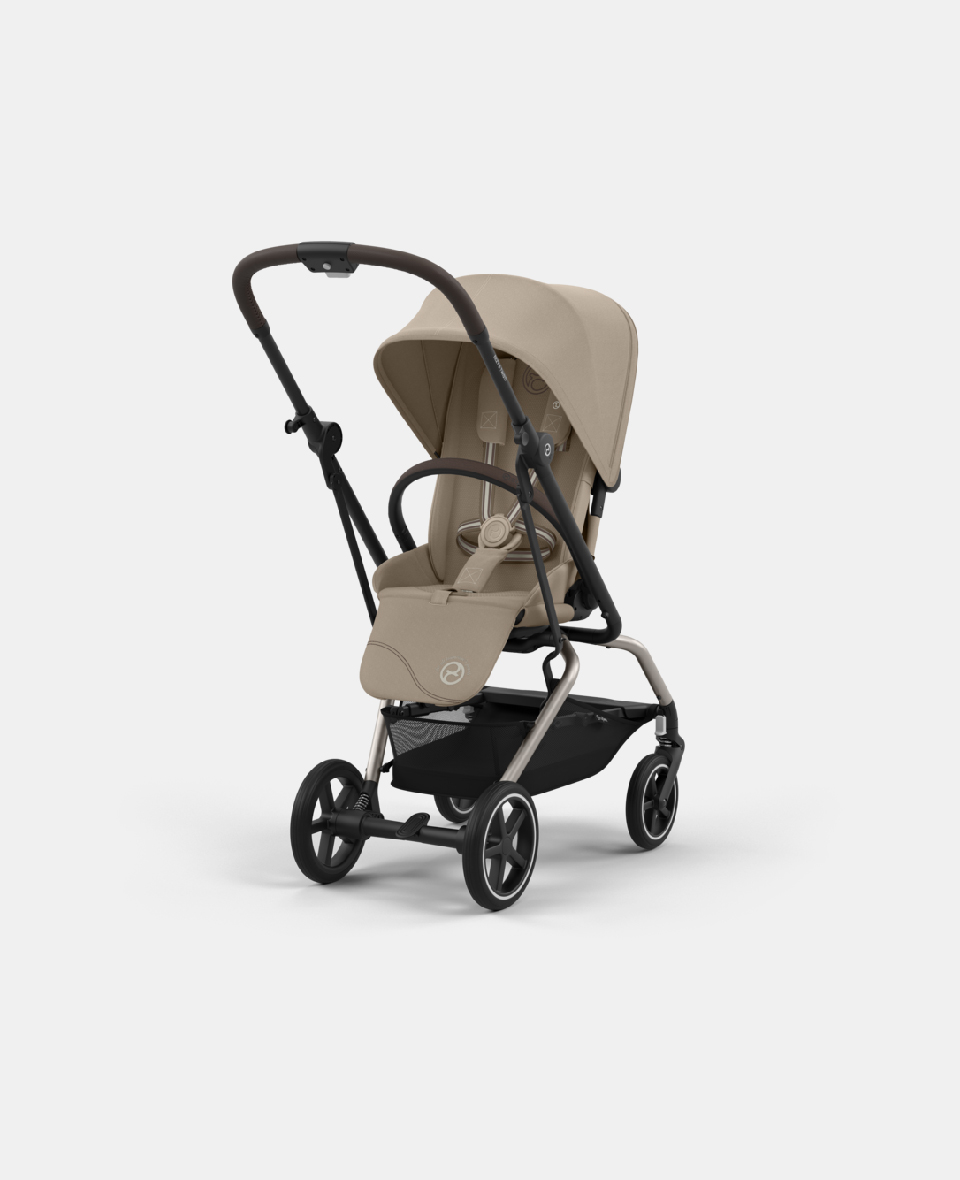 4063846450527.jpg Cărucior Eezy S Twist+2 cadru Taupe și Pachet Almond Beige/2024 Cybex Gold - imagine 1