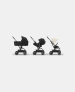 Cărucior Eezy S Twist+2 cadru Negru și Pachet Canvas White/2024 Cybex Gold - imagine 8