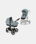 Cărucior pentru copii EOS LUX TPE Stormy Blue Cybex Gold - imagine 2