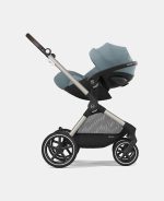 Cărucior pentru copii EOS LUX TPE Stormy Blue Cybex Gold - imagine 9