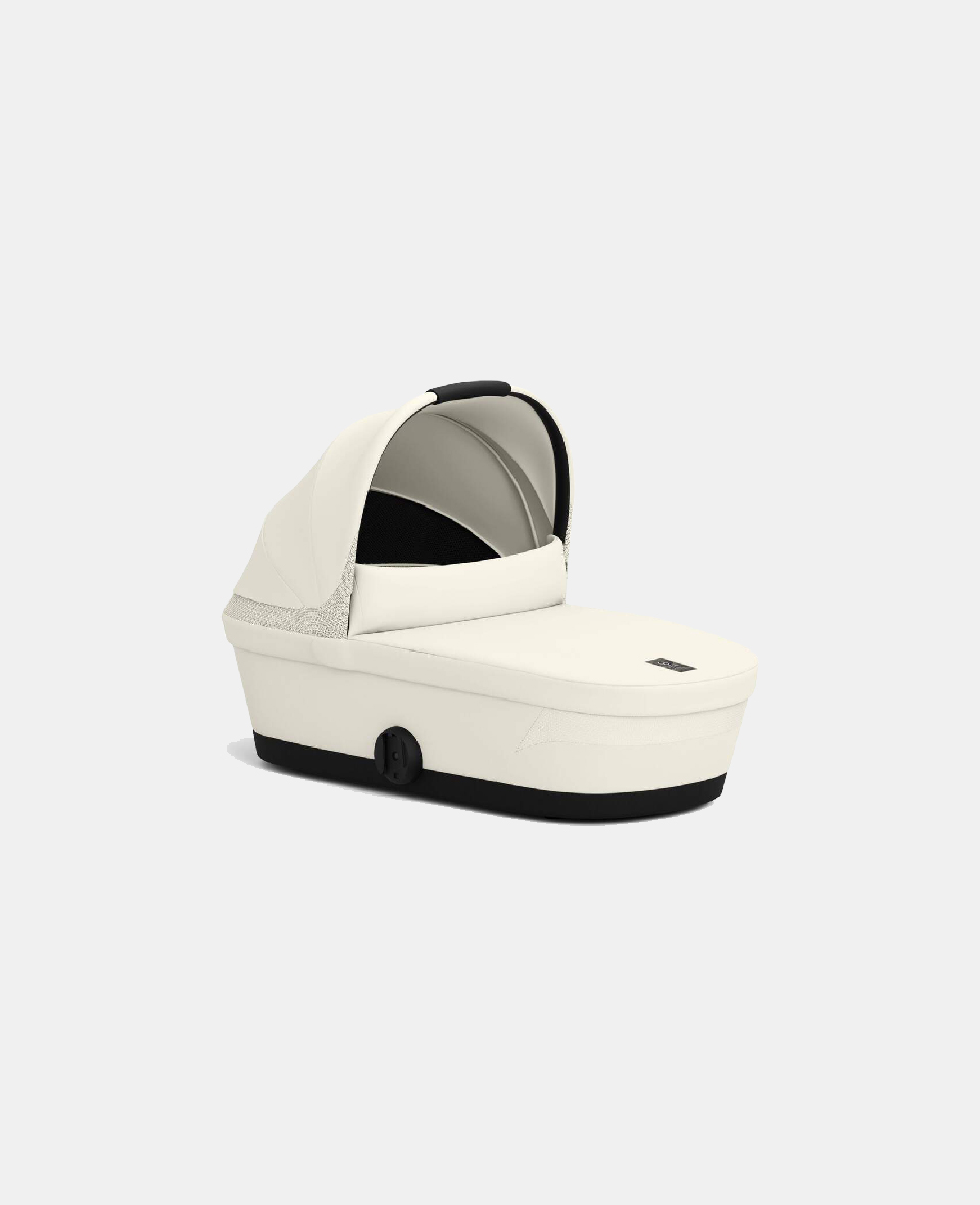 4063846511150.jpg Landou Melio pentru căruciorul Cybex Gold Canvas White NEW 2025 - imagine 1