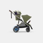 Cărucior pentru copii eGazelle S TPE Moss Green Cybex Gold NEW2025
