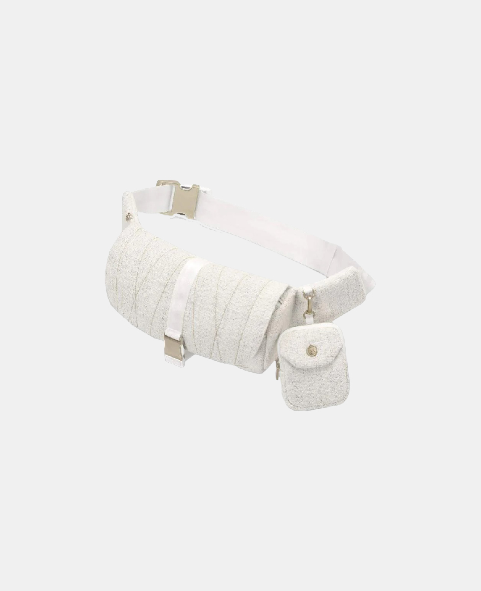 4063846517480.jpg CYBEX COŸA Belt Bag FE Boucle Bouclé Cream White - imagine 1