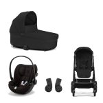 Carucior Balios S Lux 3 in 1 BLK Comfort Moon Black