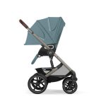 Cărucior TALOS S LUX TPE Stormy Blue | light blue Cybex Gold - imagine 7