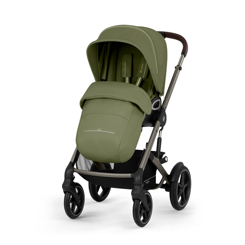 4063846534364.jpg Cărucior TALOS S LUX TPE Moss Green | khaki Cybex Gold - imagine 1