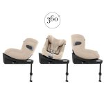 Scaun Auto pentru Copii Sirona Ti i-Size Plus Cozy Beige Cybex Platinum - imagine 14