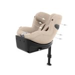 Scaun Auto pentru Copii Sirona Ti i-Size Plus Cozy Beige Cybex Platinum - imagine 4